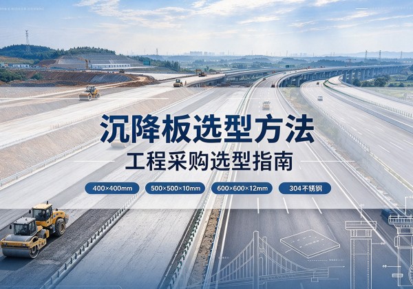 汝阳沉降板选择方法